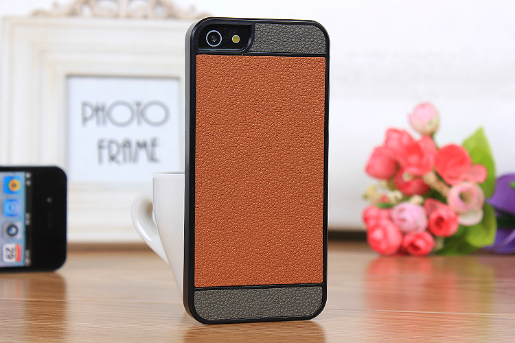 Multi color pu leather back cover case for iPhone5 (6)